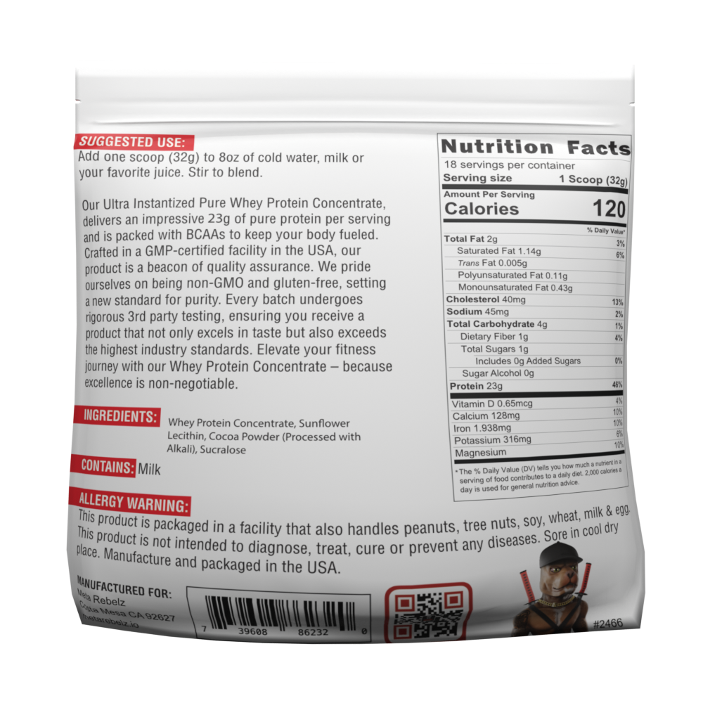 Meta Rebelz Chocolate Protein